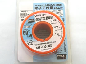 SQUARE SSE06010 リール巻ハンダ【線径φ1.0mm】 SQUARE SSE06010 リール巻ハンダ【線径φ1.0mm】