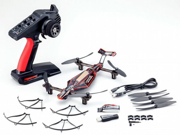 KYOSHO　20572BK　DRONE RACER G-ZEROフォースブラック レディセット【ドローン規制対象外商品です。】
