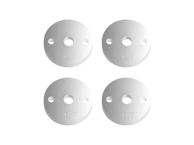 ASSOCIATED 91627 FT 12 mm Pistons V2, 2x1.7 mm, flat ASSOCIATED 91627 FT 12 mm Pistons V2, 2x1.7 mm, flat