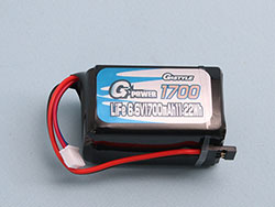G☆STYLE　GB20031　GP受信機用LiFeバッテリー　6.6V　1700mAh　俵タイプ