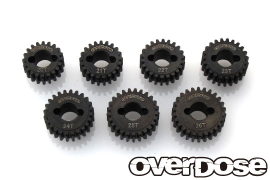 OVERDOSE OD2147 カウンターギヤローギヤセット(20T-26T)(XEX) OVERDOSE OD2147 カウンターギヤローギヤセット(20T-26T)(XEX)