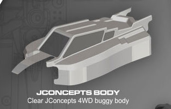 HB　HB204374　JConcept D418 Buggy Bodyshell