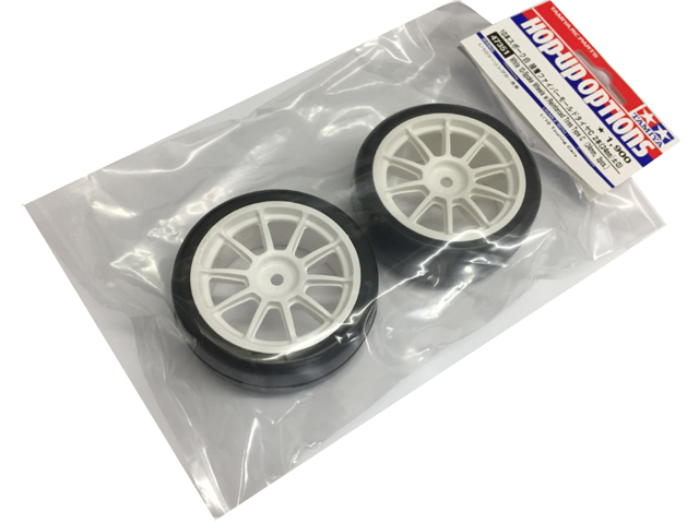 TAMIYA 47351 10本スポーク白 接着ファイバーモールドタイヤC 2本(24mm/±0) TAMIYA 47351 10本スポーク白 接着ファイバーモールドタイヤC 2本(24mm/±0)