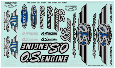 O.S.ENGINE　79884296　O.S.ENGINE ステッカー2017