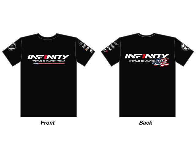 INFINITYãA0059-2XLãINFINITY 2018 ãã¼ã  "U.S.A."T ã·ã£ãï¼ 2XLãµã¤ãº/é»ï¼