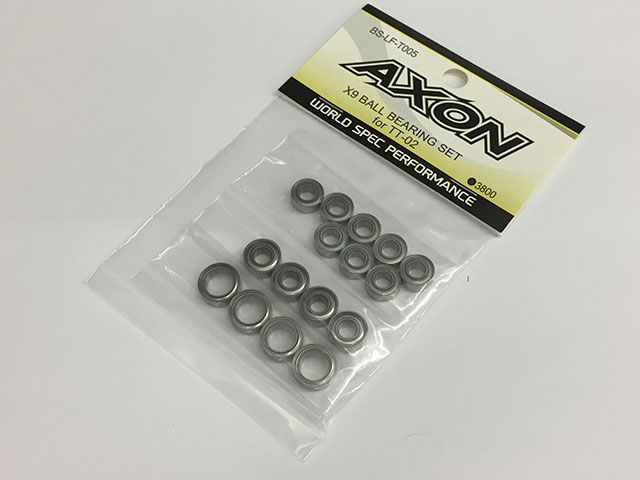 AXON　BS-LF-T005　X9 BALL BEARING SET for TT-02