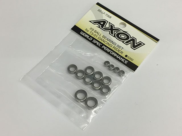 AXON　BS-LF-T008　X9 BALL BEARING SET for T3-01 DANCING RIDER