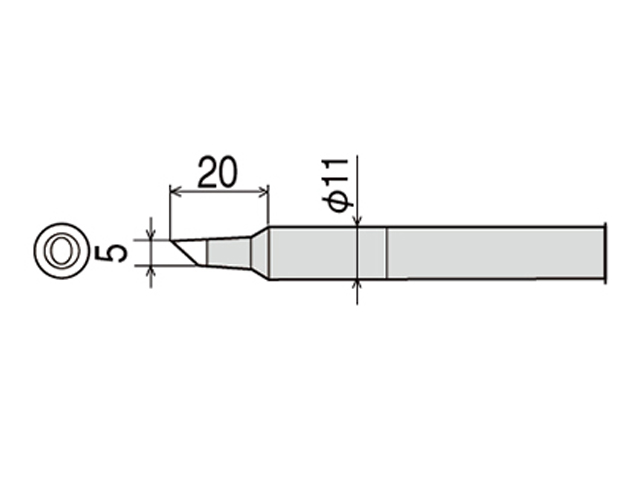 Powers　CXR-100RT-5C　セラミック半田こて 5Cタイプ 純正交換部品