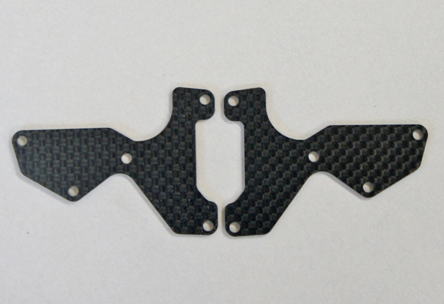 MUGEN E2155a フロントロワーアームプレート CFRP (1.2mm) MBX8