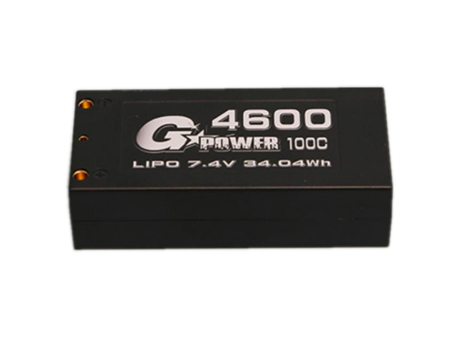 G☆STYLE　ＧＢ30142　Ｇpower LIPO 4600 100C ショート 4mmコネクタ仕様