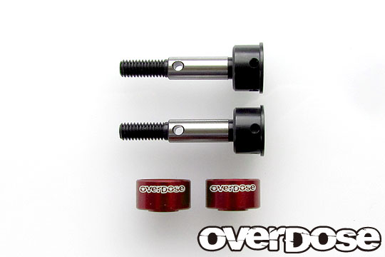 OVERDOSE OD2430 アクスルシャフトセット (For OD2277/レッド) OVERDOSE OD2430 アクスルシャフトセット (For OD2277/レッド)