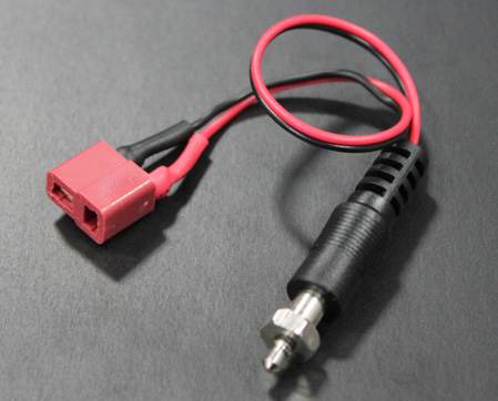 Powers　PJ-C049　充電用コネクター変換コード【T型2ピン/グロープラグ】