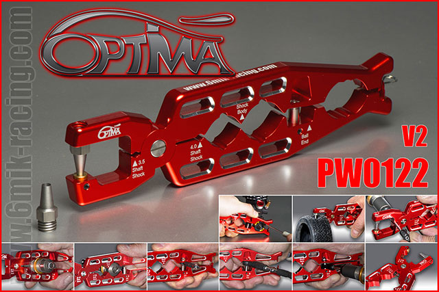 TEAM AJ　PW0122　6MIK マルチツール V2【1/8バギー＆1/8GT向き】