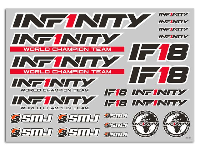 INFINITY　R8034　IF18 デカール ブラック