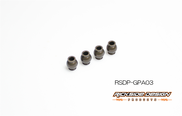 RICKSIDE DESIGN　RSDP-GPA03　HD Coated Aluminium Ball 7mm 4個入