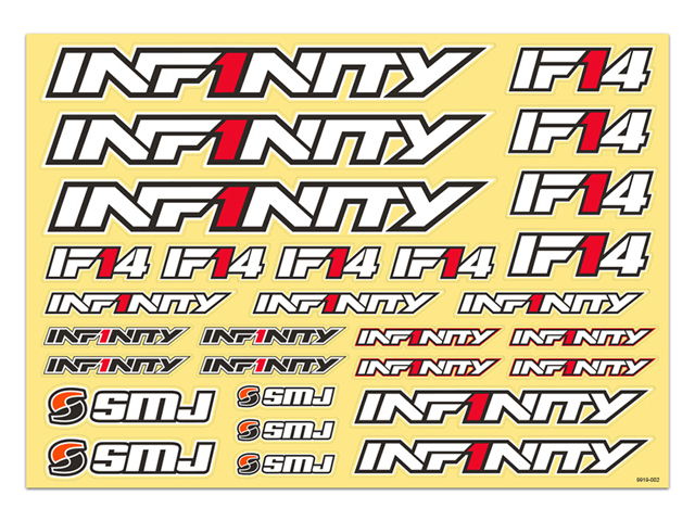 INFINITY　T125　INFINITY IF14 ロゴデカール