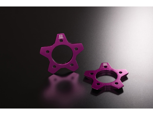 T4WORKS　T4-WD01PL　ビレットインナー【スターディスク/パープル/2個入】