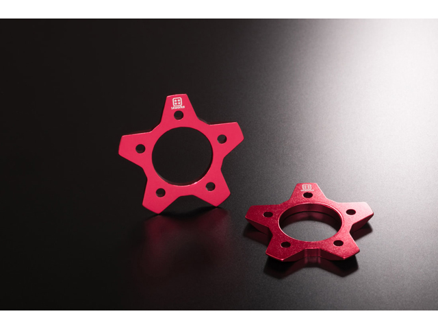 T4WORKS　T4-WD01RD　ビレットインナー【スターディスク/レッド/2個入】