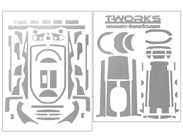 TEAM AJ　TS-040M　ミラークロームプロポスキン フタバ 7PXR/7PX用【シルバー】