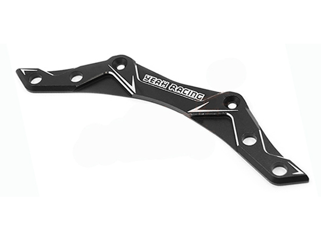 YEAH RACING　YKYD-010BK　YD-2用アルミバンパーサポート ブラック