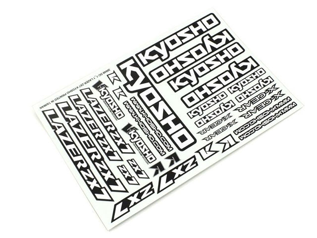 KYOSHO LAD03 デカール(LAZER ZX7) KYOSHO LAD03 デカール(LAZER ZX7)