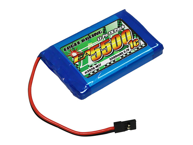 EAGLE RACINGã23926-M17ãLi-Poããããªã¼EA5500/3.7V1C SANWA M17éä¿¡æ©ç¨å¹³åãµã¤ãº