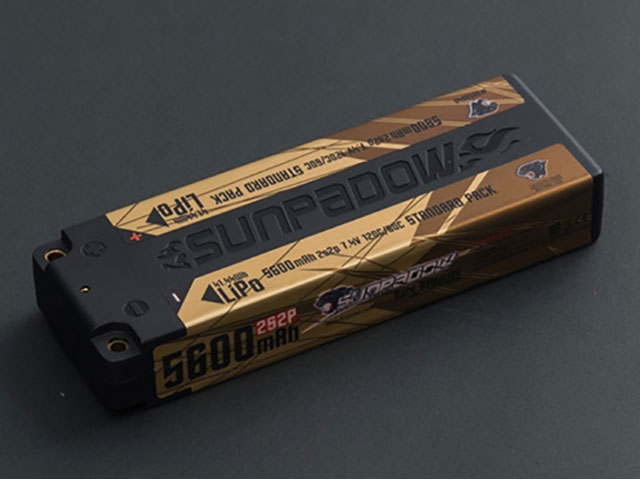 SUNPADOWã5656040ã7.4V / 5600mAh / 120C GOLDEN SERIESãªãããããªã¼