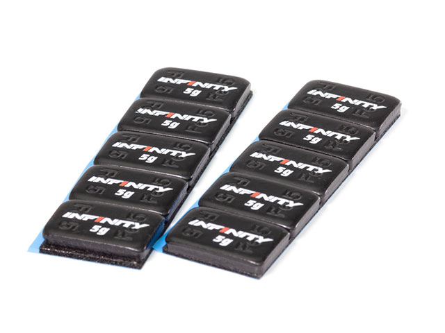 INFINITY　A0072　INFINITY レーシングウェイト（ブラック/5g/10pcs）