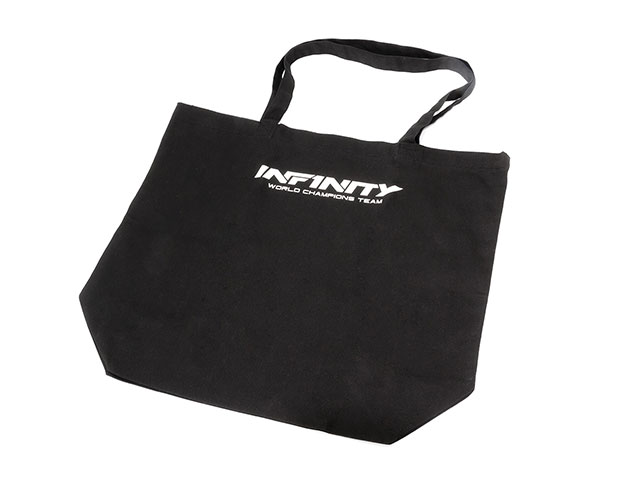 INFINITY　A0073　INFINITY キャンバストートバッグ（ブラック/L サイズ）