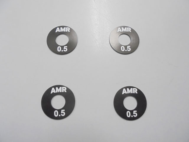 AMR　AMR-013-0.5　5mm穴12HEXホイールスペーサー(0.5mm/4枚)