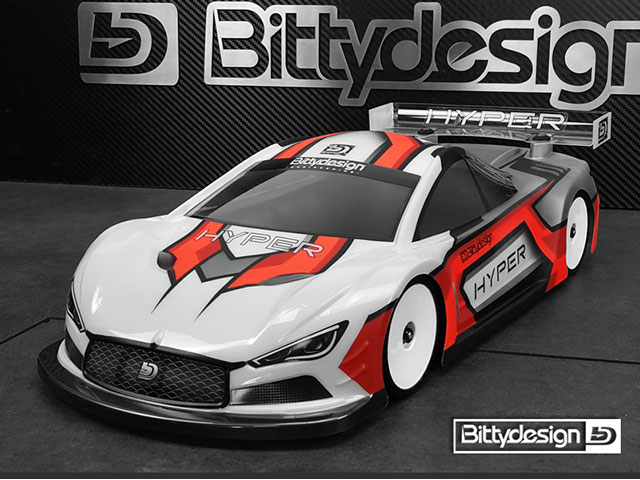 Bittydesign　BDTC-190HYP　HYPER EPツーリング用クリアーボディ【ライトウェイト/190mm】