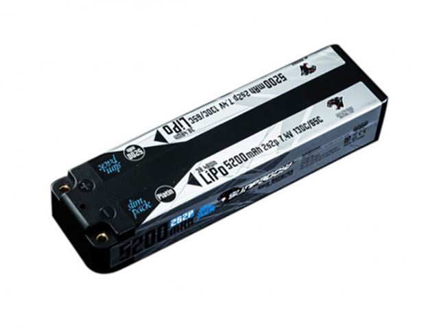 SUNPADOW　JD0002　7.4V / 5200mAh / 130C Platinリポバッテリー