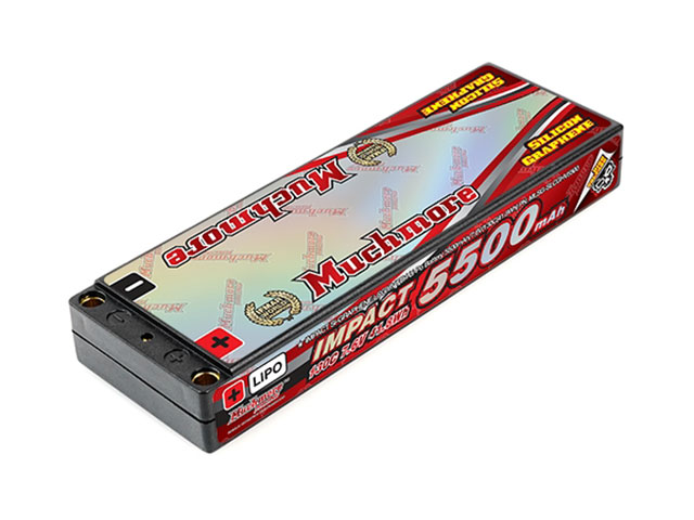 MuchmoreãMLSG-SLCGHV5500ãã¤ã³ãã¯ã Silicon Graphene Super LCG HV FD4 Li-Poããããªã¼5500mAh/7.6V 130C ãã¼ãã±ï¼ã¹ã»ãã³ä»æ§