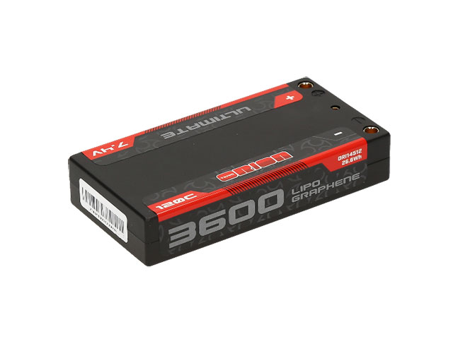 TEAM ORION　ORI14512　Ultimate Graphene Lipo Shorty 3600 LCG 7.4V 120C