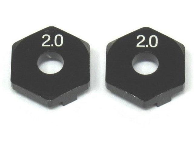 Rêve D　RD-005S2　ASLフロントアクスル（RD-005）用 2.0mm ホイールスペーサー（2個入）