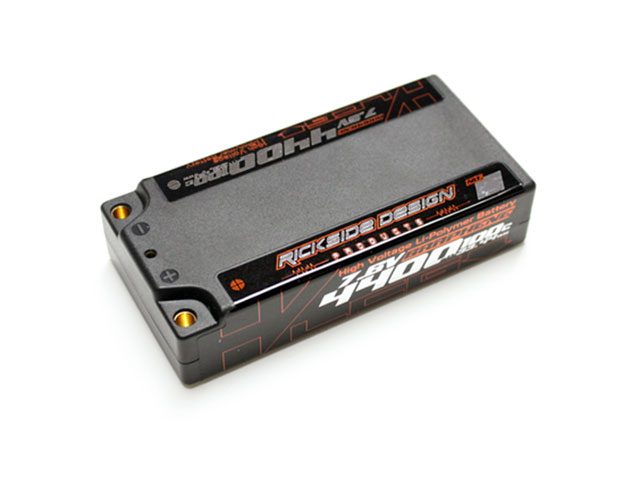 RICKSIDE DESIGNãRSDP-DLP04ã7.6V4400mAh 100C Li-HV GRAPHENE LCG SHORT PACK LIPO