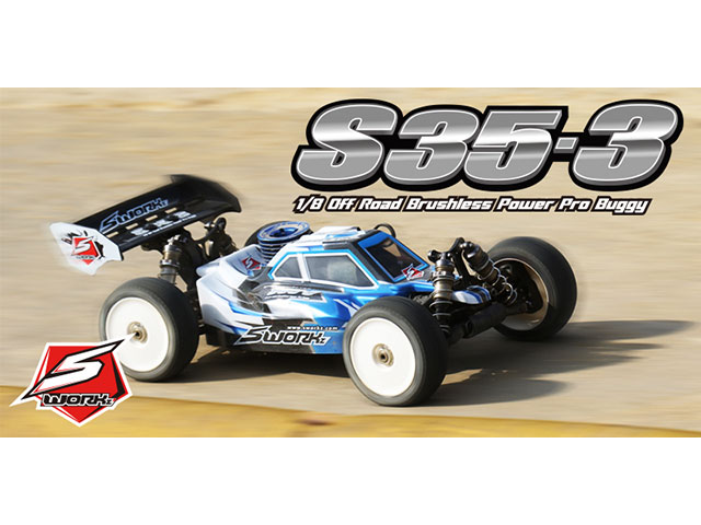 SWORKzãSW-910025WãSWORKz S35-3 FEMCA EDITION 1/8 Pro Nitro Buggy Kitãéå®/ãäºç´ååã