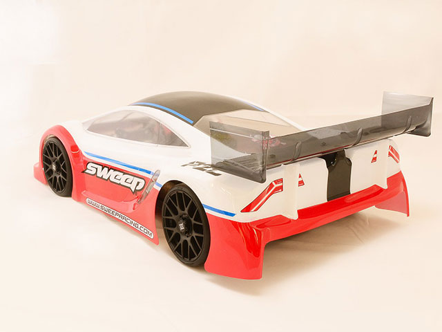 PROSPEC　SD0029　スイープ1/8GT　P2L GTクリアボディー