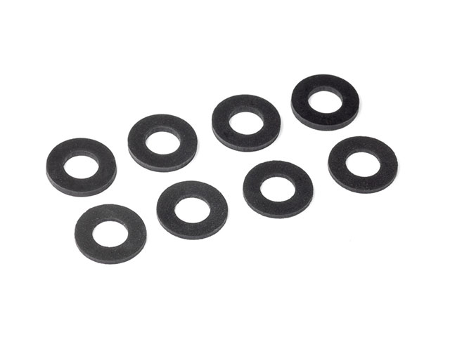 SMJ　SMJ1180　ラバーボディマウントスペーサー 8x15mm (1.0mm/1.5mmm/ 各4 個)