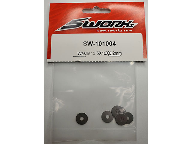 SWORKz　SW-101004　SWORKz ワッシャー 3.5×10×0.2mm