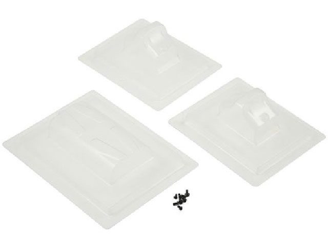 SWORKz　SW-250050　1/8バギー用フォーミュラバルクヘッドウィング/フロントアッパーアームウィングセット(各4ピース)