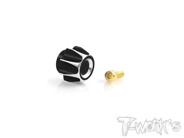 TEAM AJ　TA-117BK　サンワM17/MT44用アルミ製ダイアル【ブラック】
