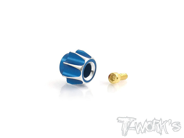 TEAM AJ　TA-117B　サンワM17/MT44用アルミ製ダイアル【ブルー】