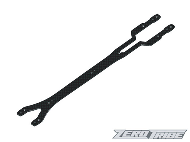 ZEROTRIBE　ZT1055　グラファイト製アッパーデッキ2.0mmナロータイプ(YOKOMO BD9用)