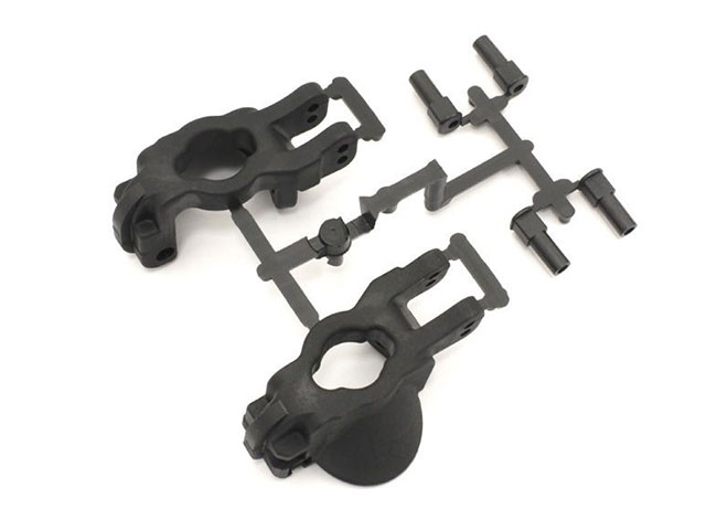KYOSHO　IFW468B　フロントハブキャリアセット(L､R/17.5゜/MP9/MP10)