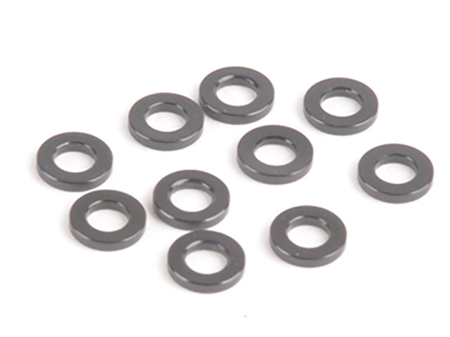 Schumacher　U7710　M3 BLACK ALLOY WASHERS 1.00MM (PK10)