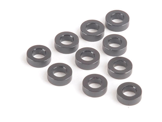 Schumacher　U7711　M3 BLACK ALLOY WASHERS 2.00MM (PK10)