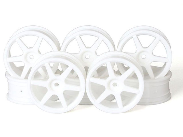 KYOSHO　VZH001-8W　ホイール(6本スポーク/ホワイト/8入/24mm)