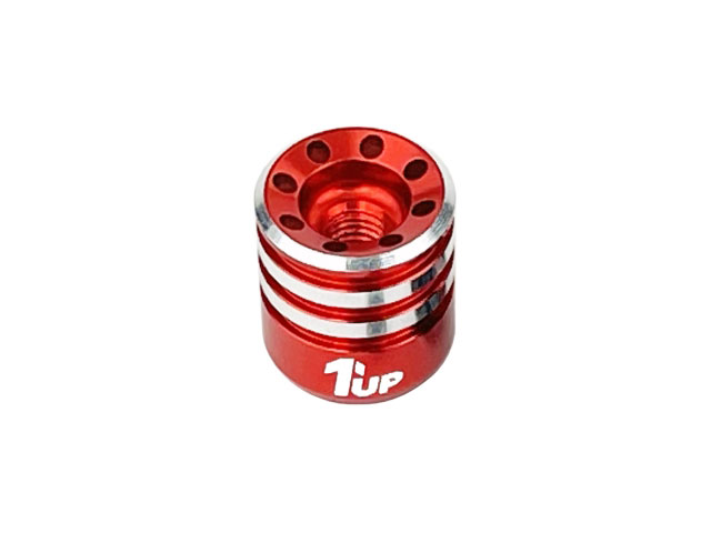 TRION　1UP-HBPRED　1up Racing Heatsink Bullet Plugs - Spare Head Red