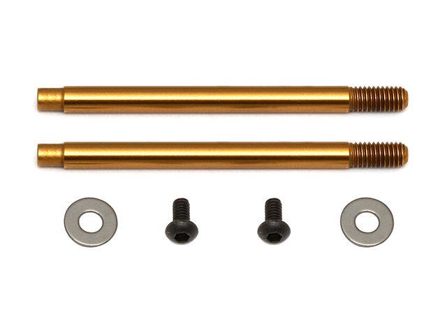 ASSOCIATED　91615　TiNコーティングショックシャフトV2【3x21mm】
